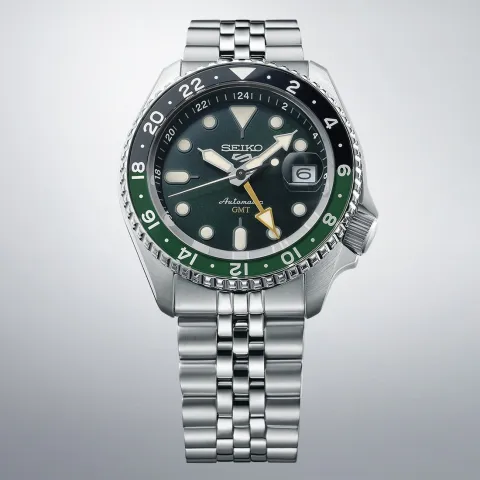 Foto 3 do relógio Seiko 5 Sports GMT Verde (ampliar)