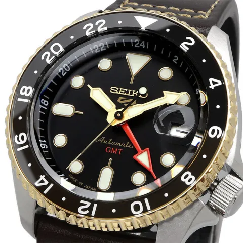 Foto 2 do relógio Seiko 5 Sports GMT Preto (ampliar)