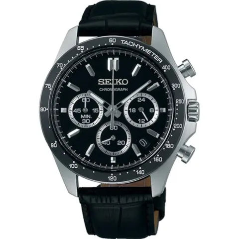 Foto 1 do relógio Seiko Spirit Cronógrafo Preto (ampliar)