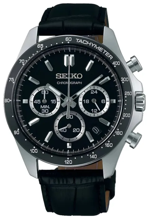 Foto 2 do relógio Seiko Spirit Cronógrafo Preto (ampliar)