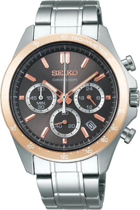 Foto 1 do relógio Seiko Spirit Cronógrafo Bicolor (ampliar)