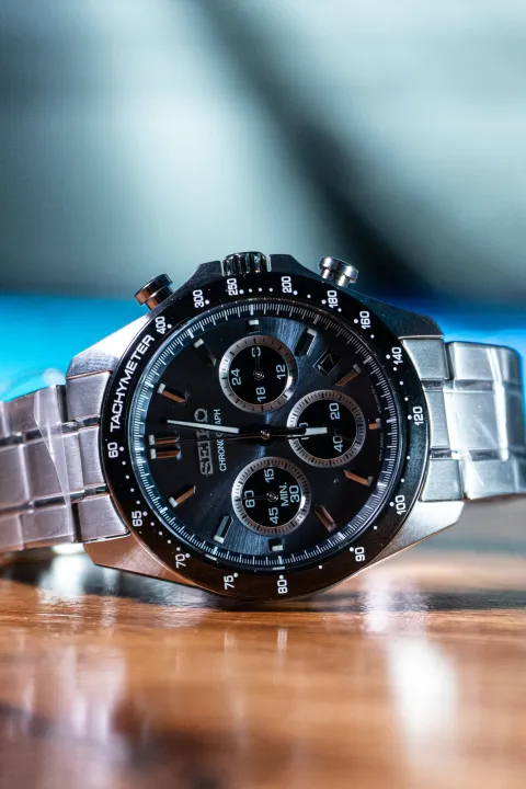 Foto 4 do relógio Seiko Spirit Cronógrafo Cinza (ampliar)