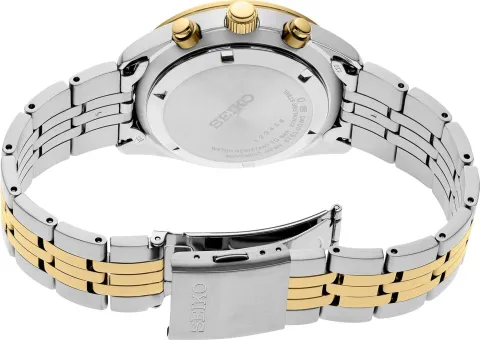 Foto 3 do relógio Seiko Cronógrafo Bicolor Dourado (ampliar)