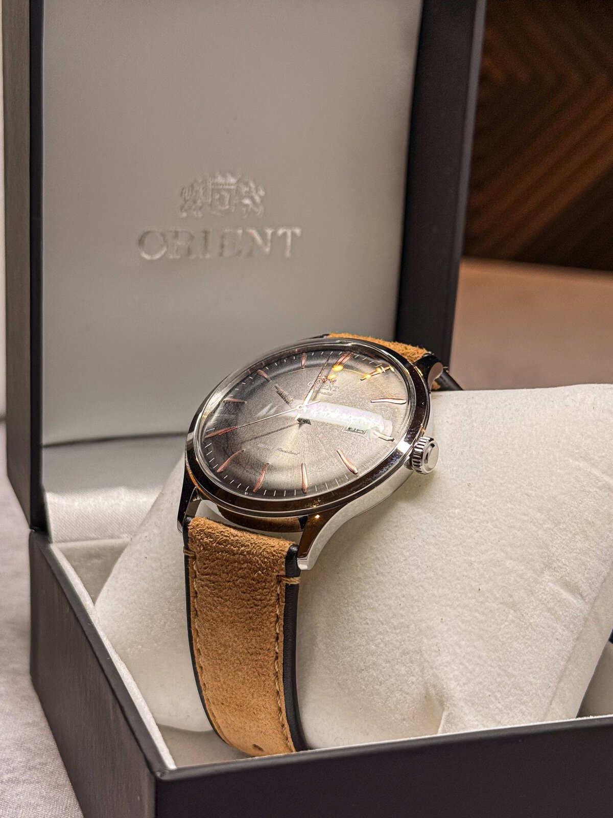 Orient Bambino Classic Automatic Cinza — foto 3 de 9