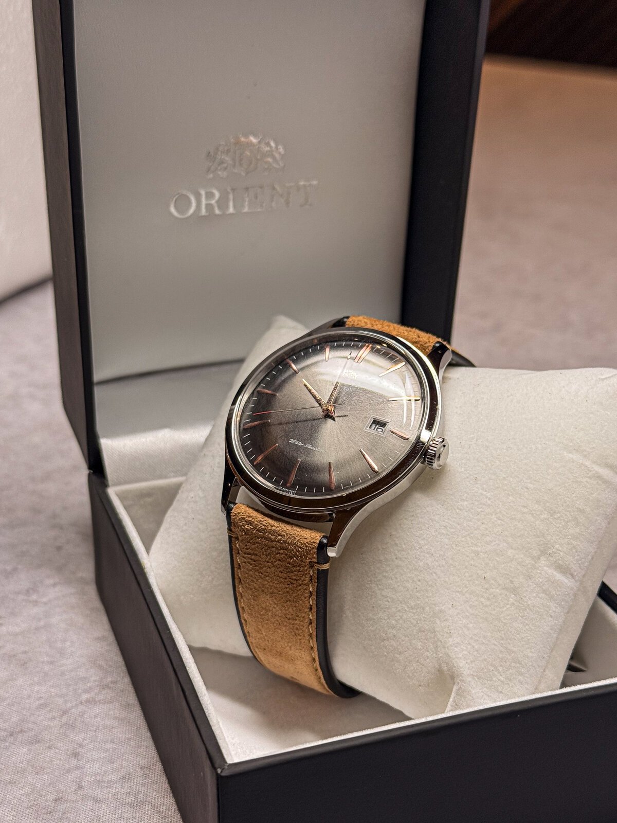 Orient Bambino Classic Automatic Cinza — foto 4 de 9