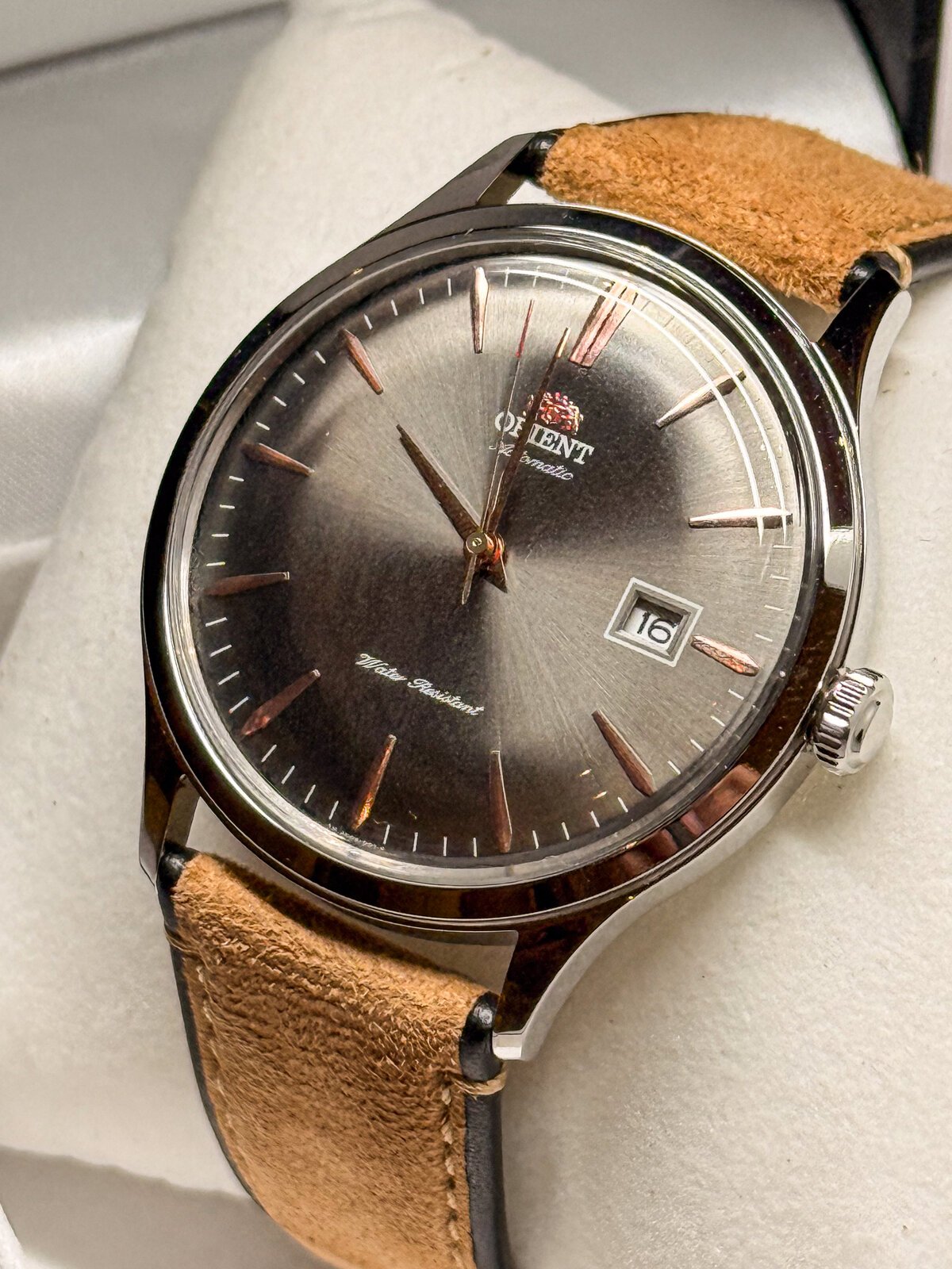 Orient Bambino Classic Automatic Cinza — foto 8 de 9