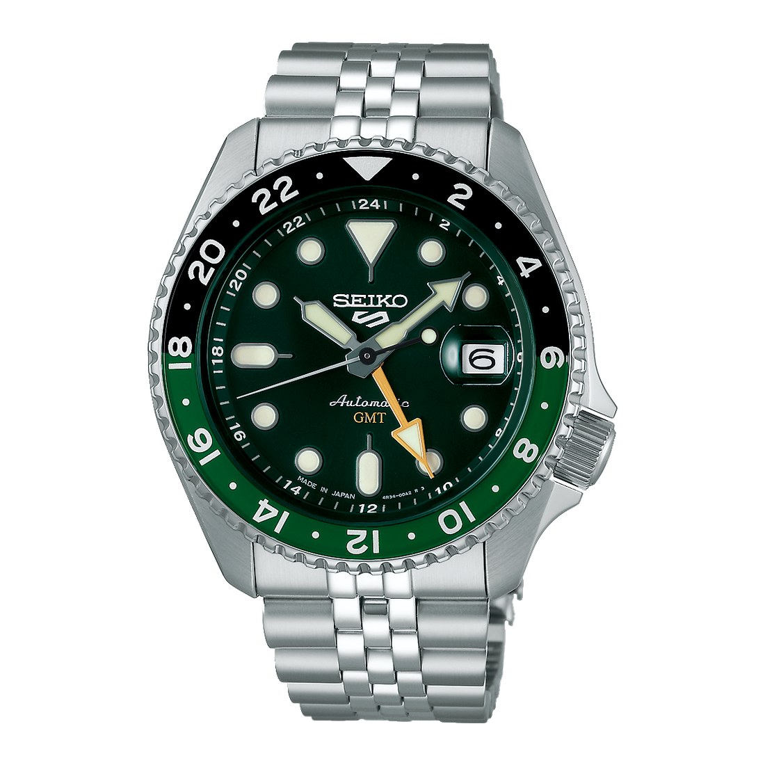 Seiko 5 Sports GMT Verde