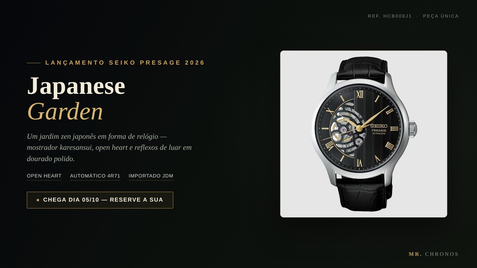 Seiko Presage Japanese Garden Open Heart — foto 5 de 5