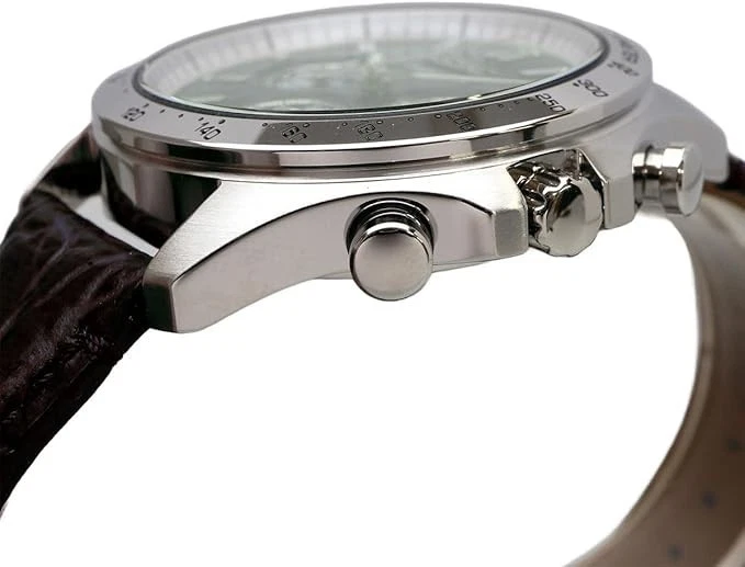Seiko SBTR017 dial close-up showing chronograph subdials