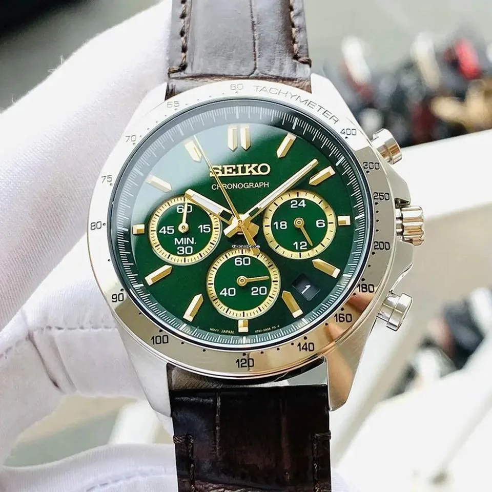 Seiko SBTR017 lifestyle photo on wrist