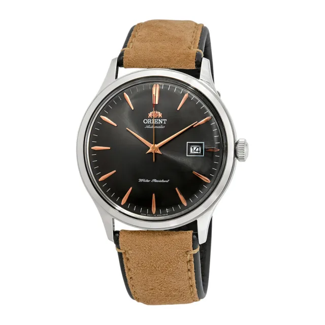 Relógio Orient Bambino Classic Automatic Cinza em fundo branco