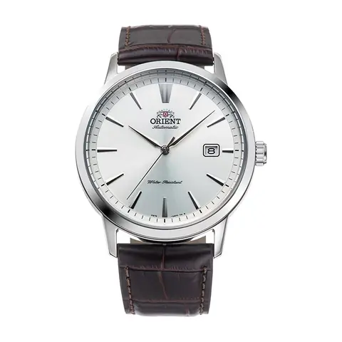 Relógio Orient Contemporary Prata em fundo branco (ampliar)