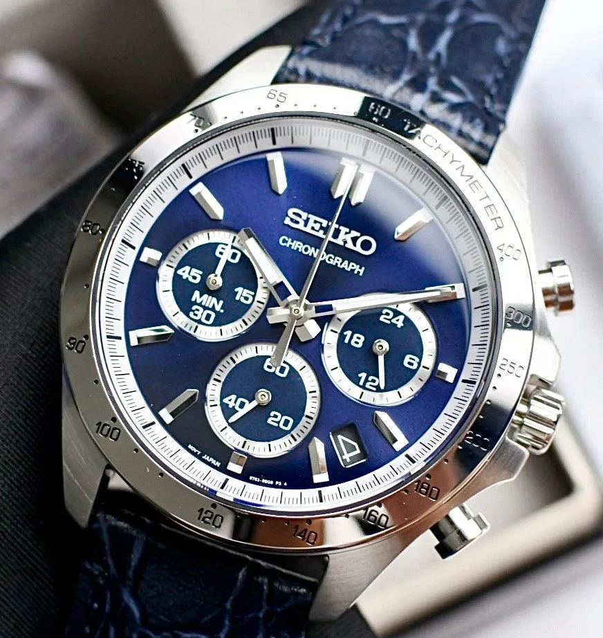 Seiko SBTR019 styled with casual outfit